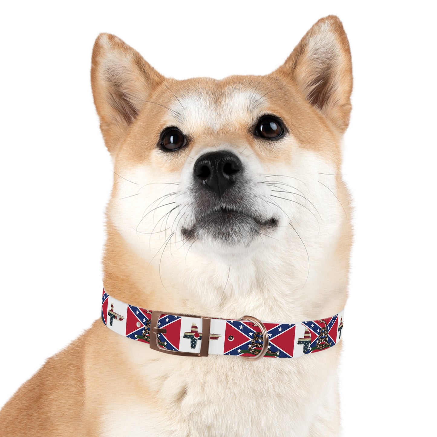 Patriotic Dog Collar, Stylish Pet Accessory, Adjustable Collar for Dogs, Perfect Gift for Pet Lovers, Outdoor Adventures