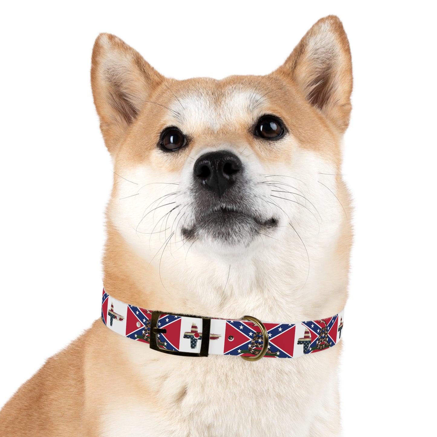 Patriotic Dog Collar, Stylish Pet Accessory, Adjustable Collar for Dogs, Perfect Gift for Pet Lovers, Outdoor Adventures