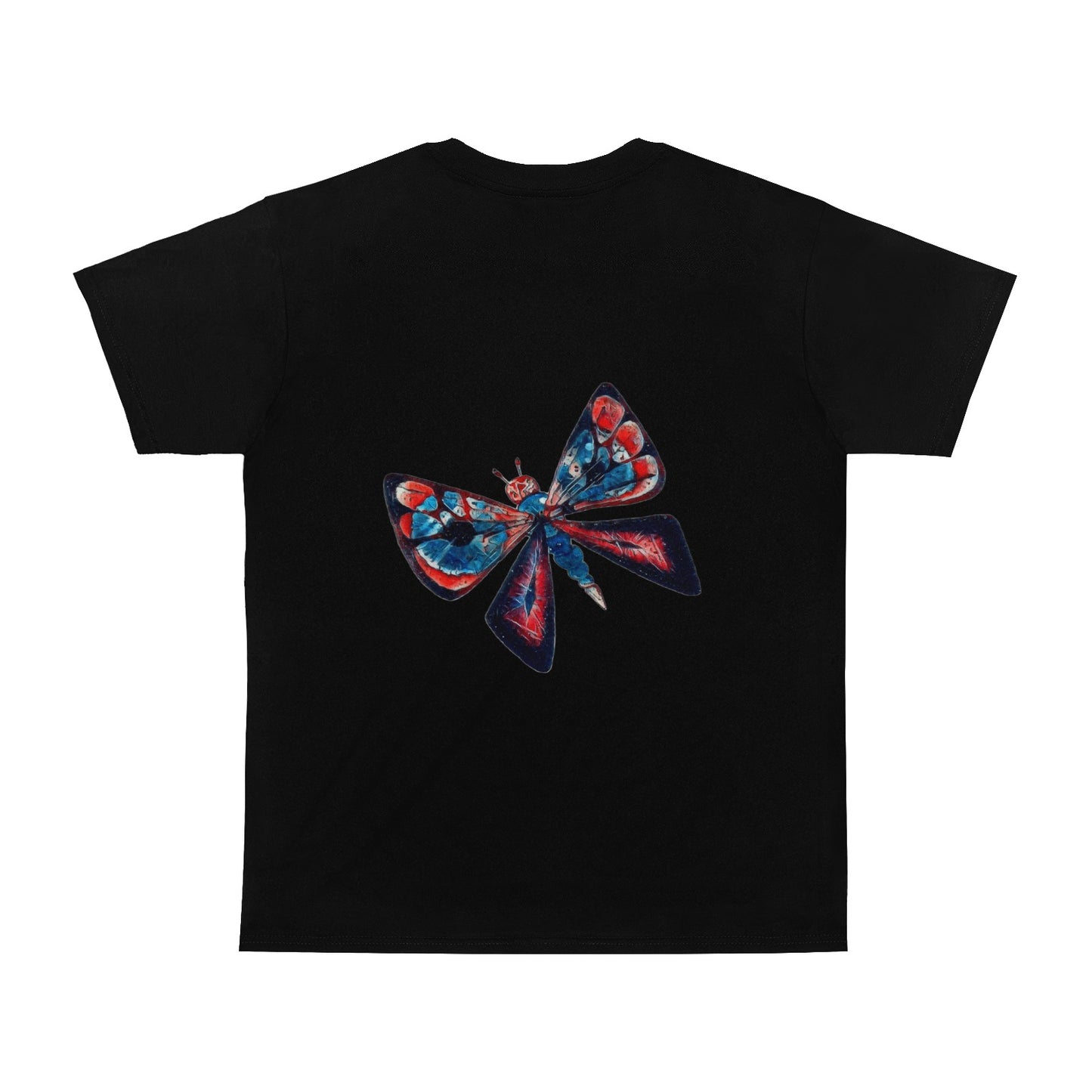 4th of July Eyeball Butterfly T shirt Black Classic Men's T-shirt (USA Size)