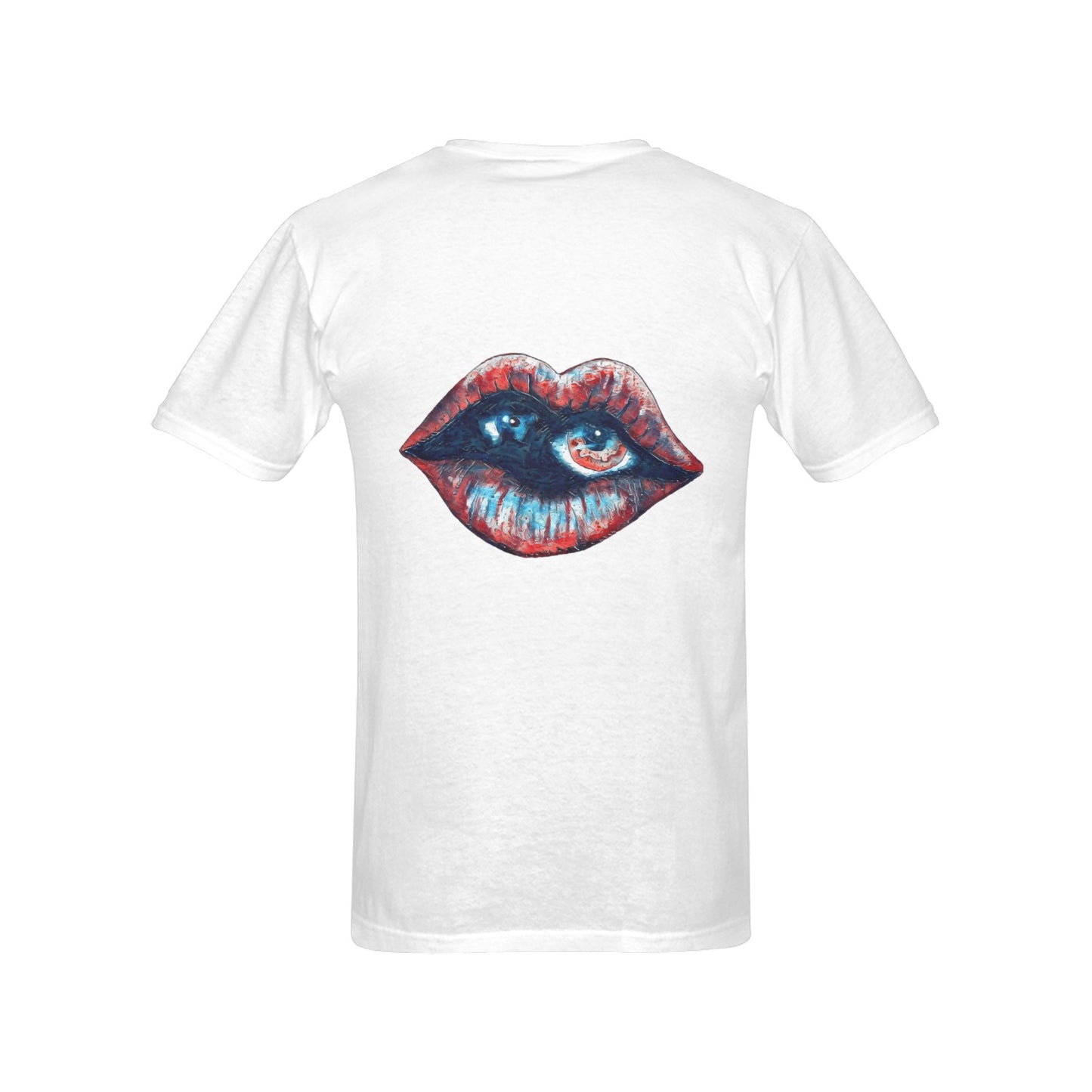4th of July Lips T shirt WHITE Classic Men's T-shirt (USA Size)
