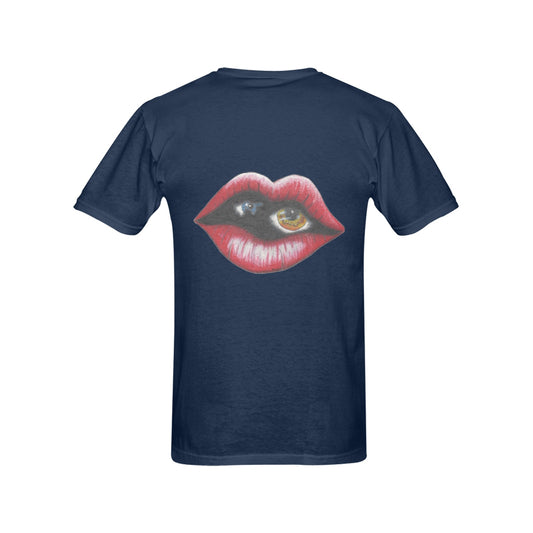 Lips Original Design T shirt Classic Men's T-shirt (USA Size)