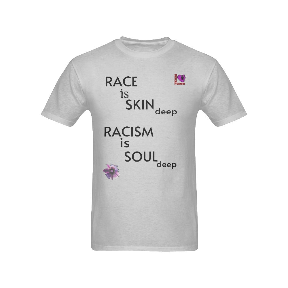 Race is Skin Deep Men's T-shirt(USA Size)