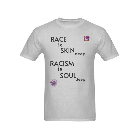 Race is Skin Deep  Men's T-shirt(USA Size)