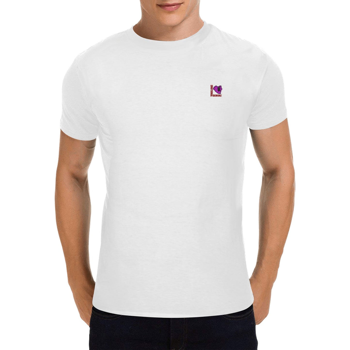 4th of July Cyborg Beauty T shirt WHITE Classic Men's T-shirt (USA Size)