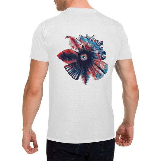 4th of July Eyeball Butterfly T shirt WHITE Classic Men's T-shirt (USA Size)
