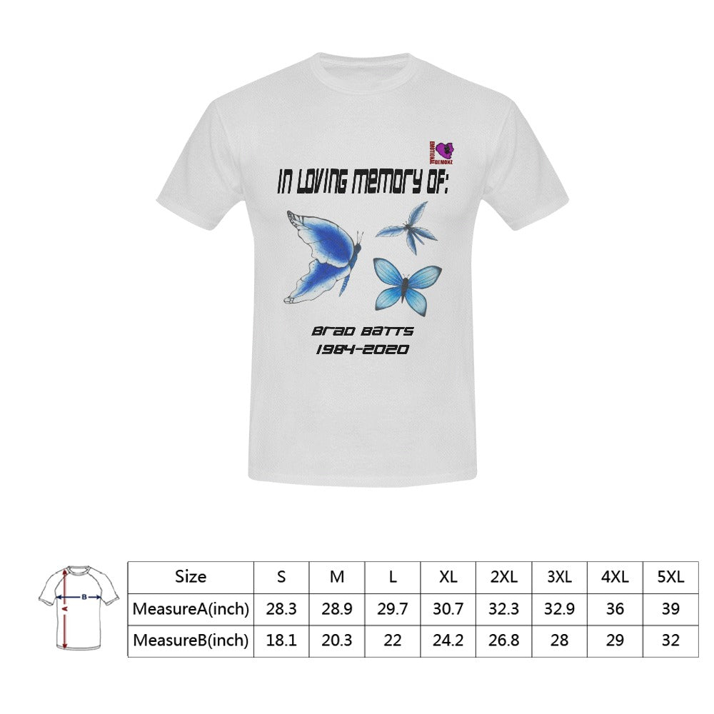 In Loving Memory OF-White Men's T-shirt(USA Size)