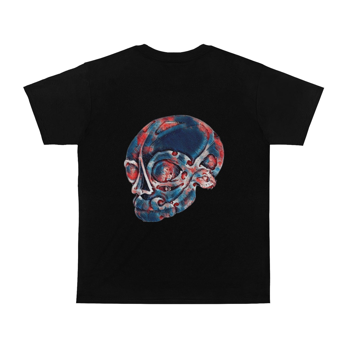 4th of July Cyborg Beauty T shirt BLACK Classic Men's T-shirt (USA Size)