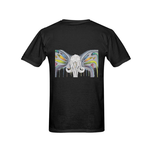 Butterfly Elephant Original Design T shirt Classic Men's T-shirt (USA Size)