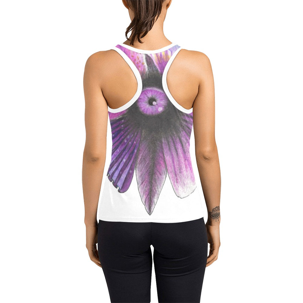 RACE is SKIN DEEP Tank Top White Women's Racerback Tank Top