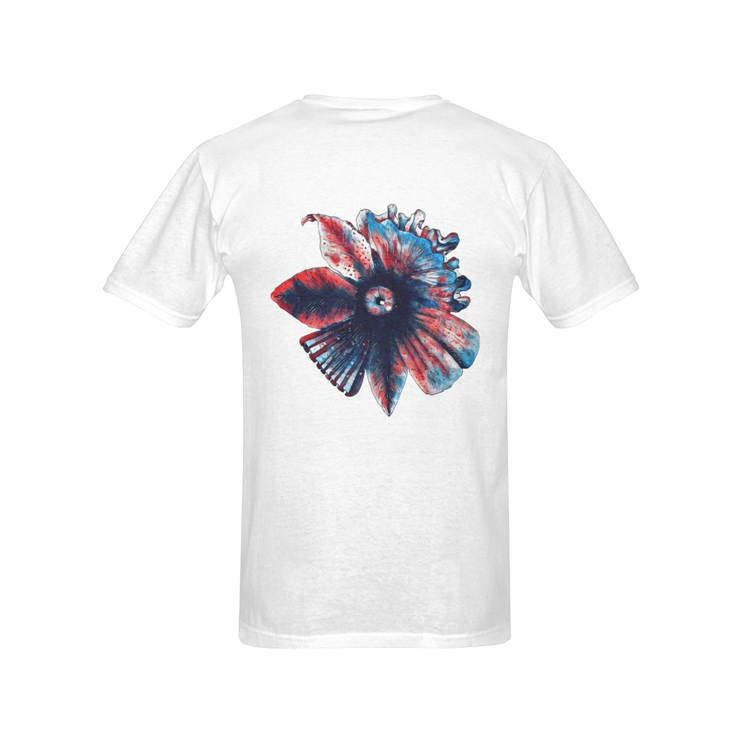 4th of July Eyeball Butterfly T shirt WHITE Classic Men's T-shirt (USA Size)