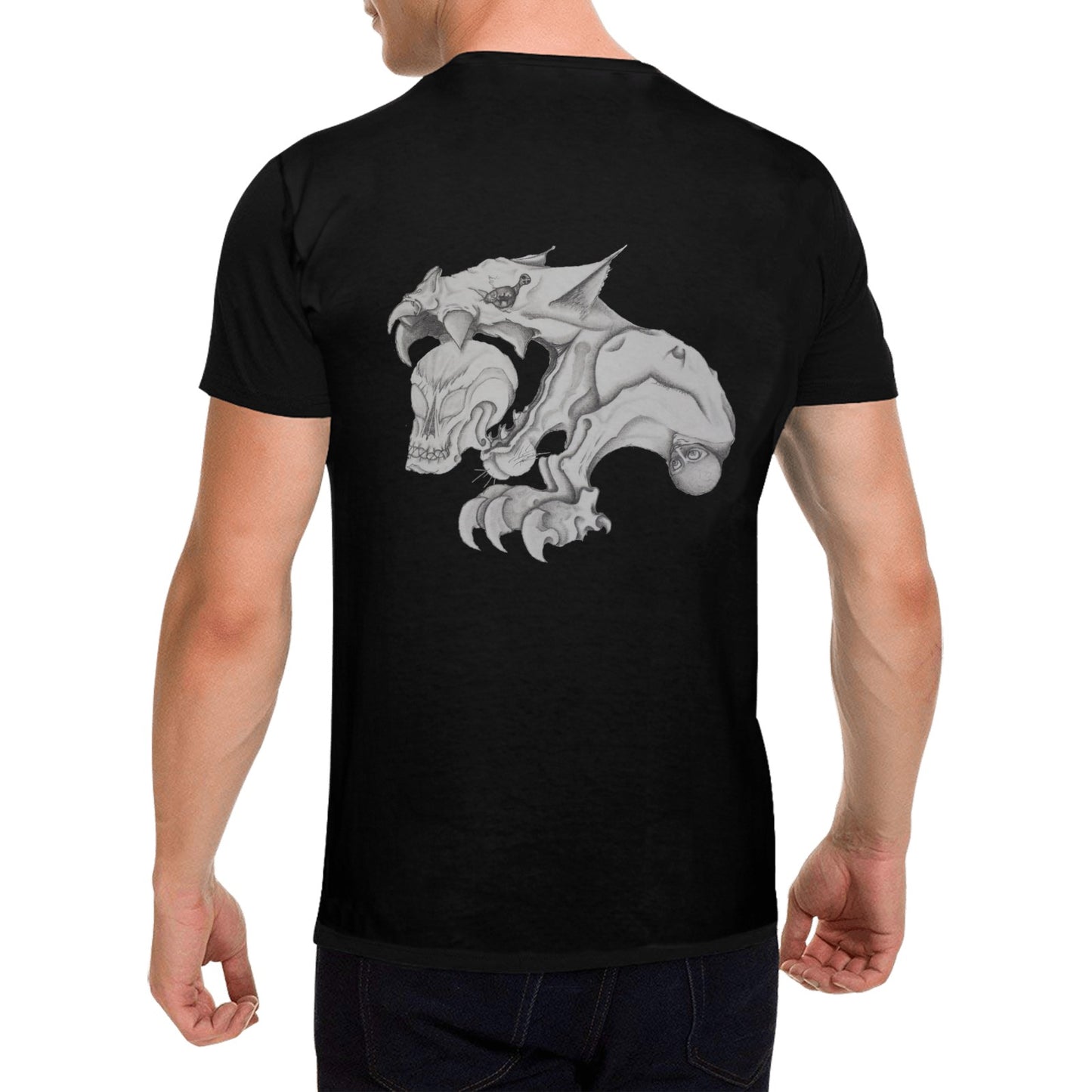 Cougar Presenting Original Design T shirt Classic Men's T-shirt (USA Size)