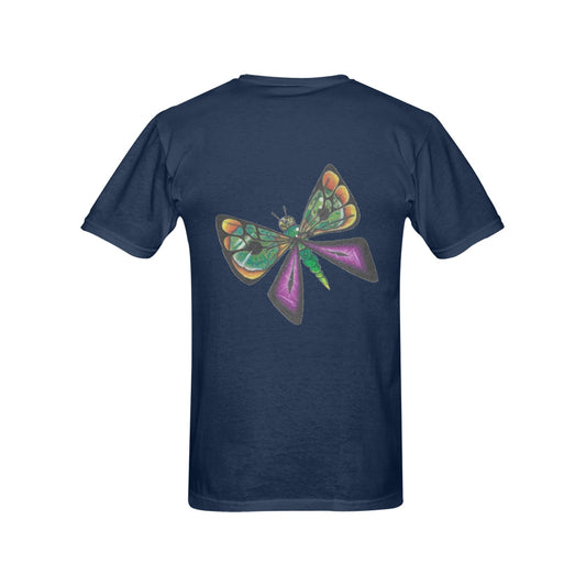 Eyeball Butterfly Original Design T shirt Classic Men's T-shirt (USA Size)