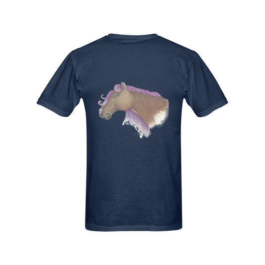 Basic Mare: Diamonds Horse Original Design T shirt Classic Men's T-shirt (USA Size)