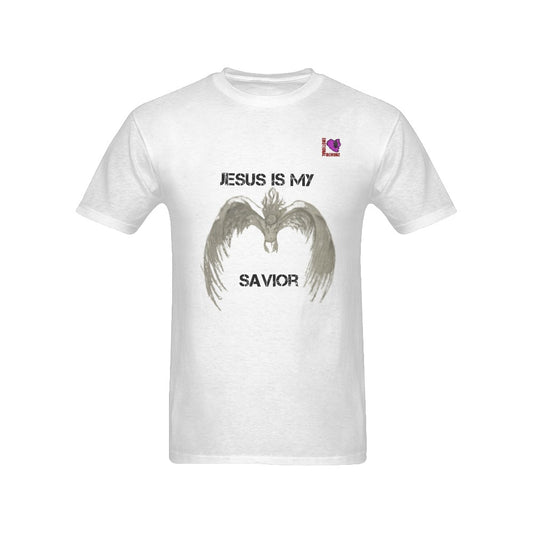 Jesus is my Savior-White Men's T-shirt(USA Size)