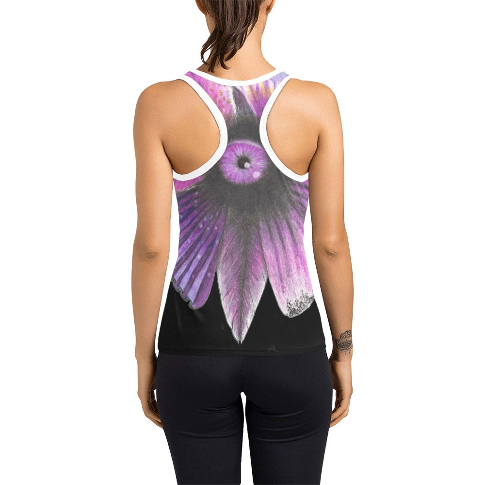 DEFUND the GOVT Tank Top Black Women's Racerback Tank Top