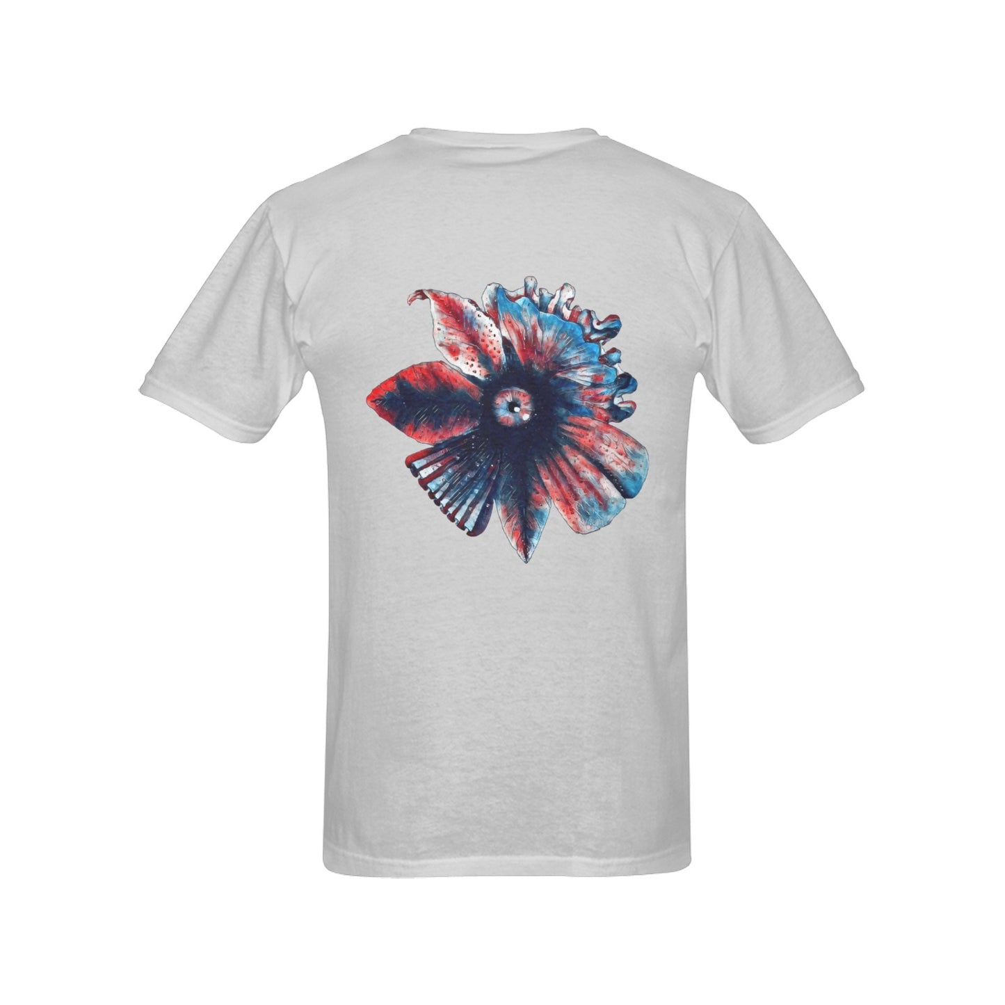 4th of July Perfection Flower T shirt GRAY Classic Men's T-shirt (USA Size)