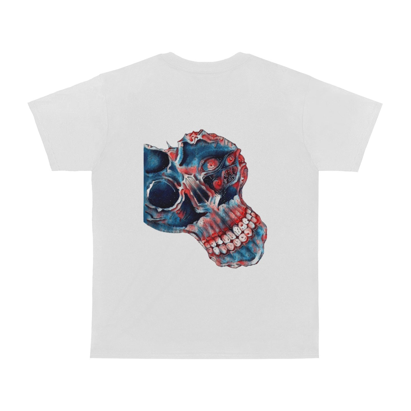 4th of July Multi Eyed Skull T shirt WHITE Classic Men's T-shirt (USA Size)