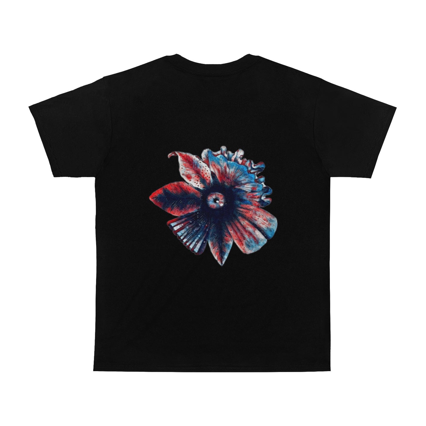 4th of July Perfection Flower T shirt Black Classic Men's T-shirt (USA Size)