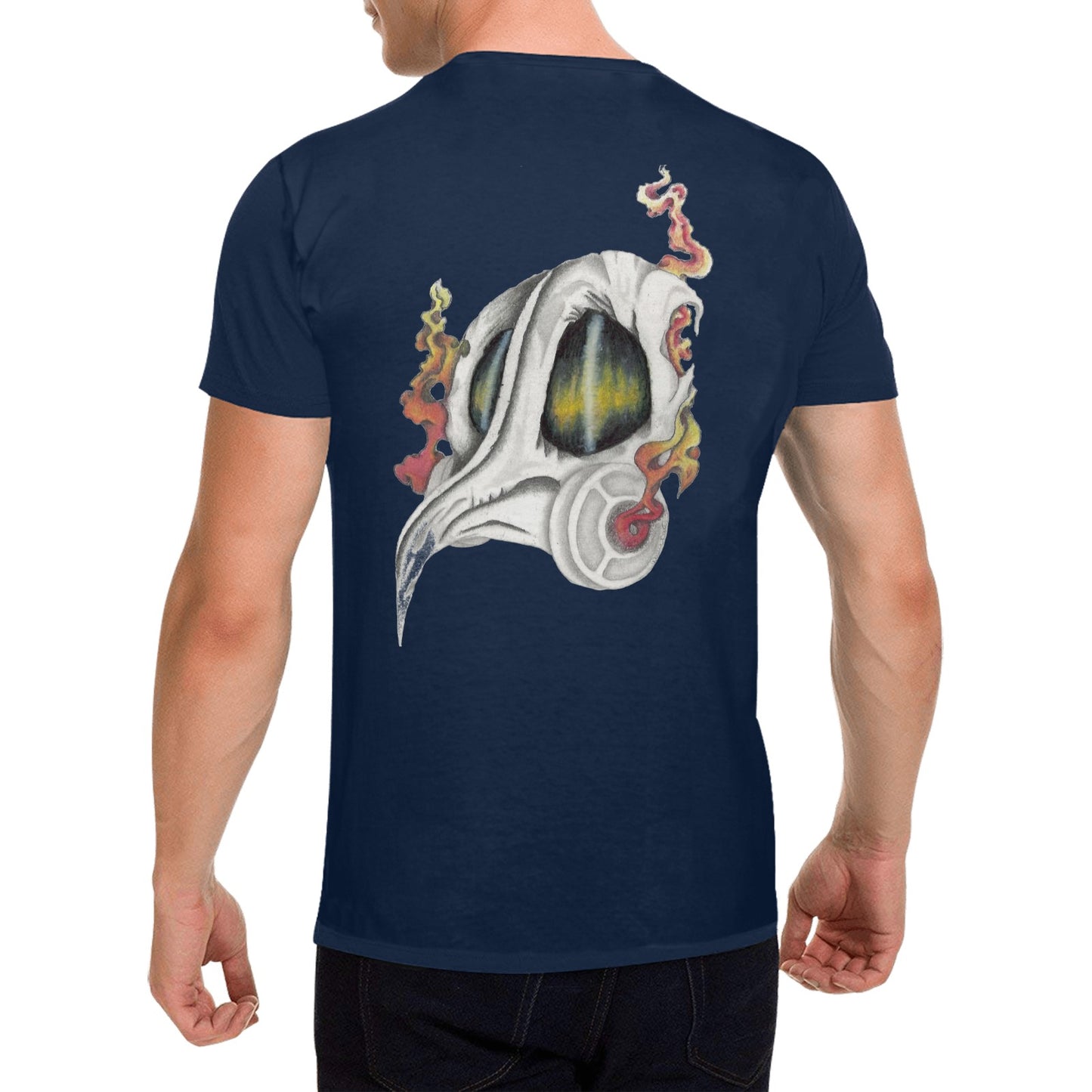 Plague Gas Mask Original Design Tshirt Classic Men's T-shirt (USA Size)