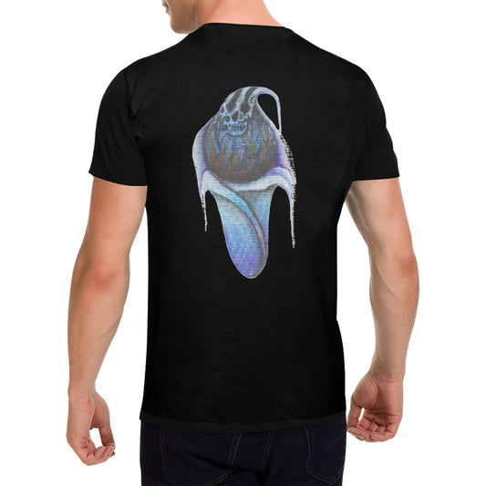 Water Color Lilly Original Design T shirt Classic Men's T-shirt (USA Size)