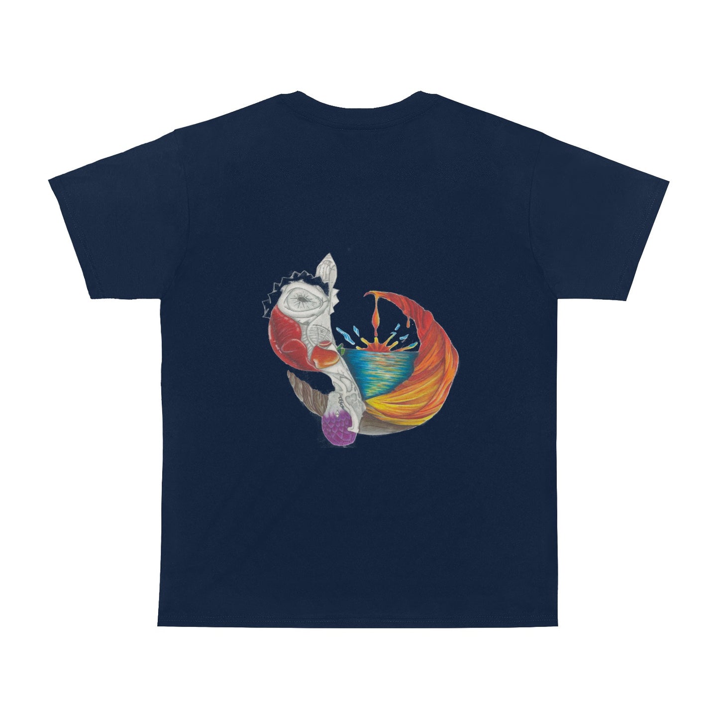 Melting Pasts: Color Original Design T shirt Classic Men's T-shirt (USA Size)