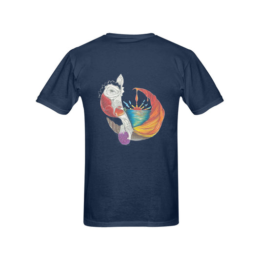 Melting Pasts: Color Original Design T shirt Classic Men's T-shirt (USA Size)