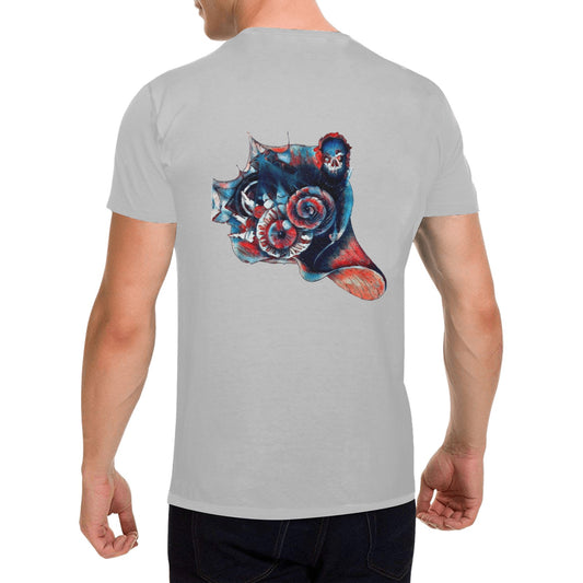 4th of July Perfection Bouquet T shirt GRAY Classic Men's T-shirt (USA Size)