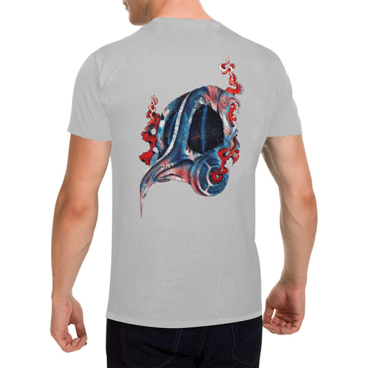 4th of July Plague Gas Mask T shirt GRAY Classic Men's T-shirt (USA Size)