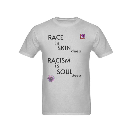 Race is Skin Deep Men's T-shirt(USA Size)