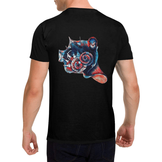 4th of July Perfection Bouquet T shirt Black Classic Men's T-shirt (USA Size)