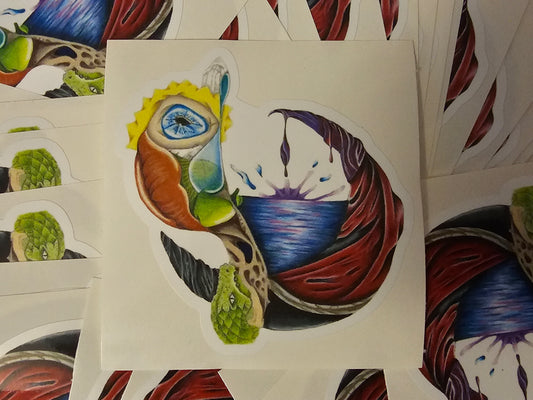 Melting Pasts Sticker