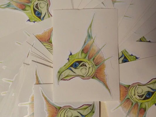 Water Dragon Sticker