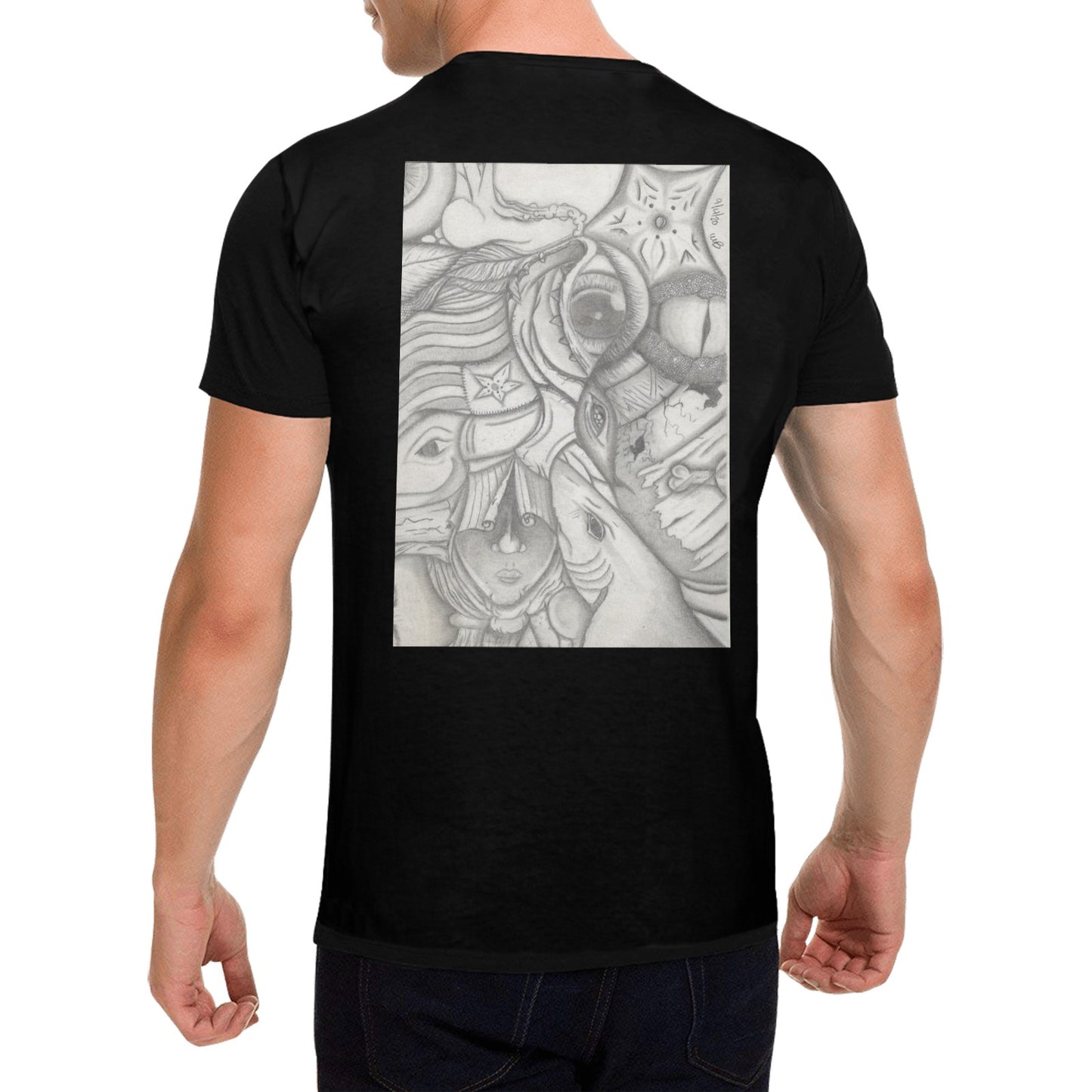 That shark Tho Original Design T shirt Classic Men's T-shirt (USA Size)