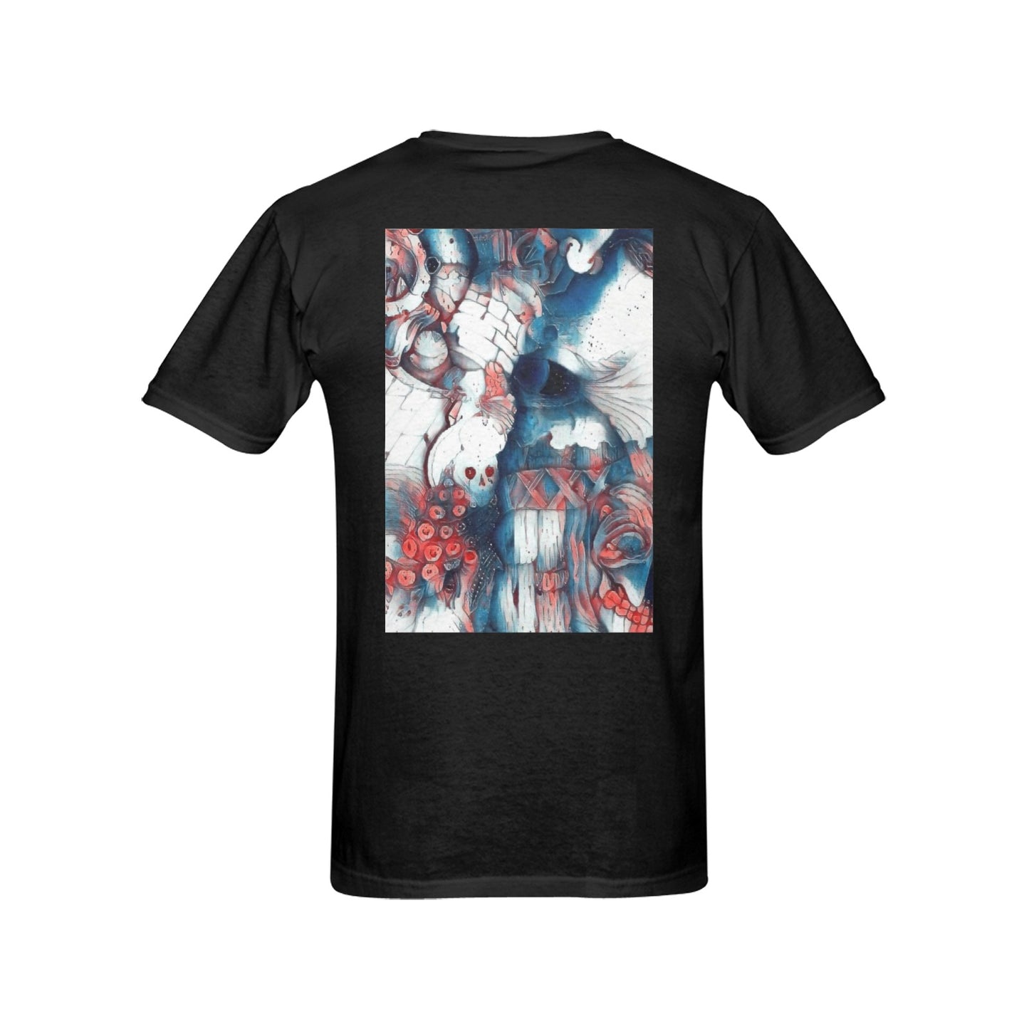 4th of July Tiki T shirt BLACK Classic Men's T-shirt (USA Size)