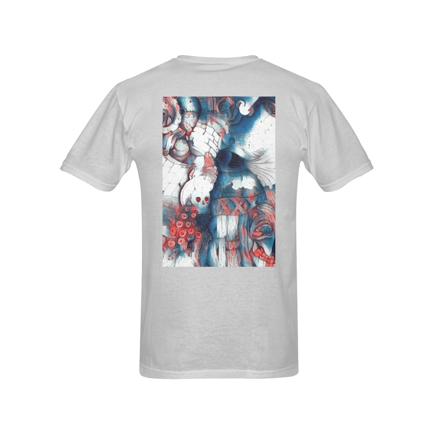 4th of July Tiki T shirt GRAY Classic Men's T-shirt (USA Size)