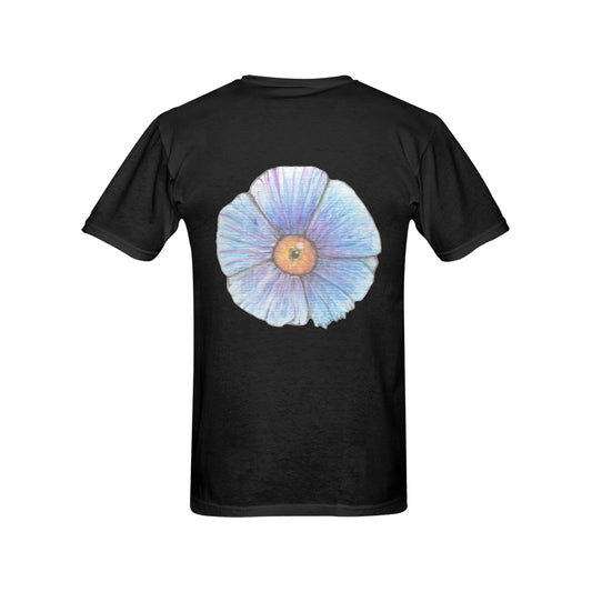 Water Color Flower Original Design T shirt Classic Men's T-shirt (USA Size)
