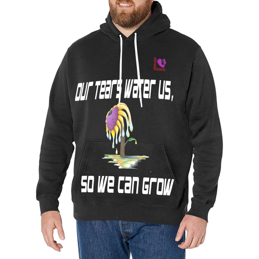 Our Tears Water Us, So We Can Grow Hoodie-Black