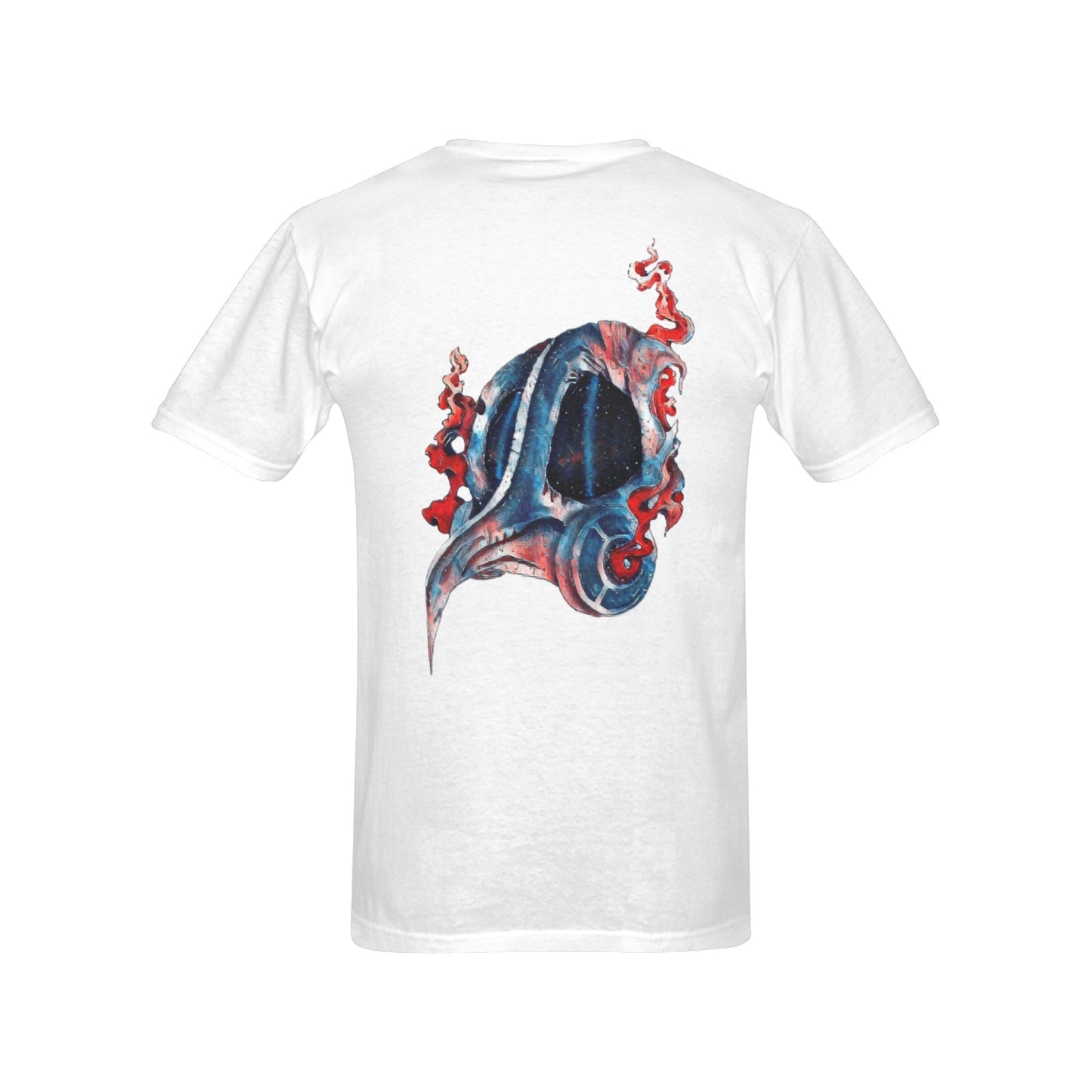 4th of July Plague Gas Mask T shirt WHITE Classic Men's T-shirt (USA Size)
